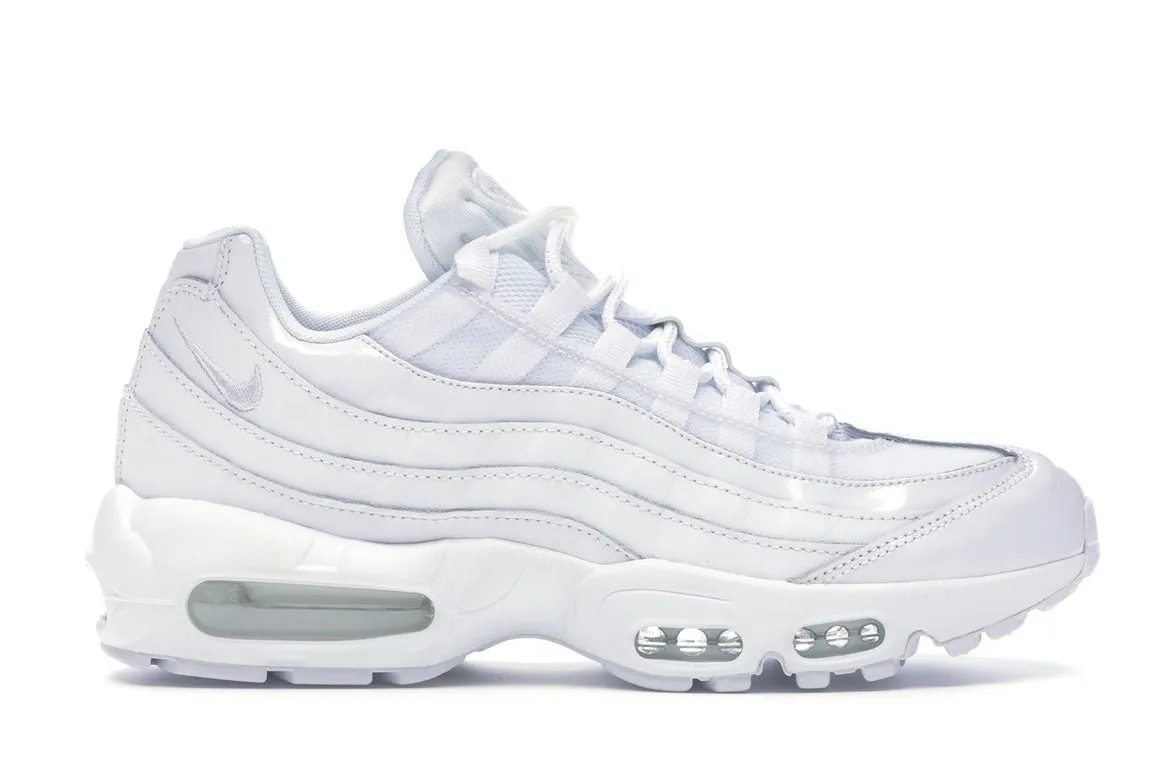 Фото № 1 с приближением к товару «‎Nike Air Max 95 Triple White »