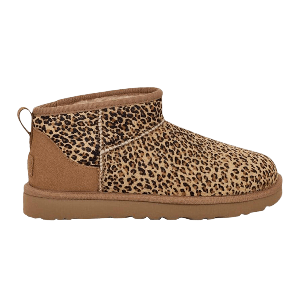 UGG Women's Classic Ultra Mini Speckles Boot Leopard Print