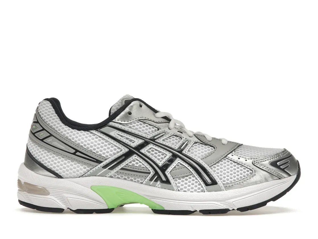 Фото № 1 с приближением к товару «‎ASICS Gel-1130 White Mid Grey Lime Green»