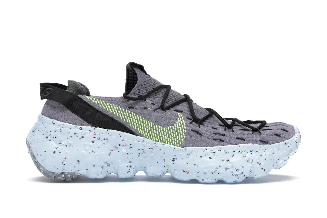 Фото № 1 с приближением к товару «‎Nike Space Hippie 04 Grey Volt»