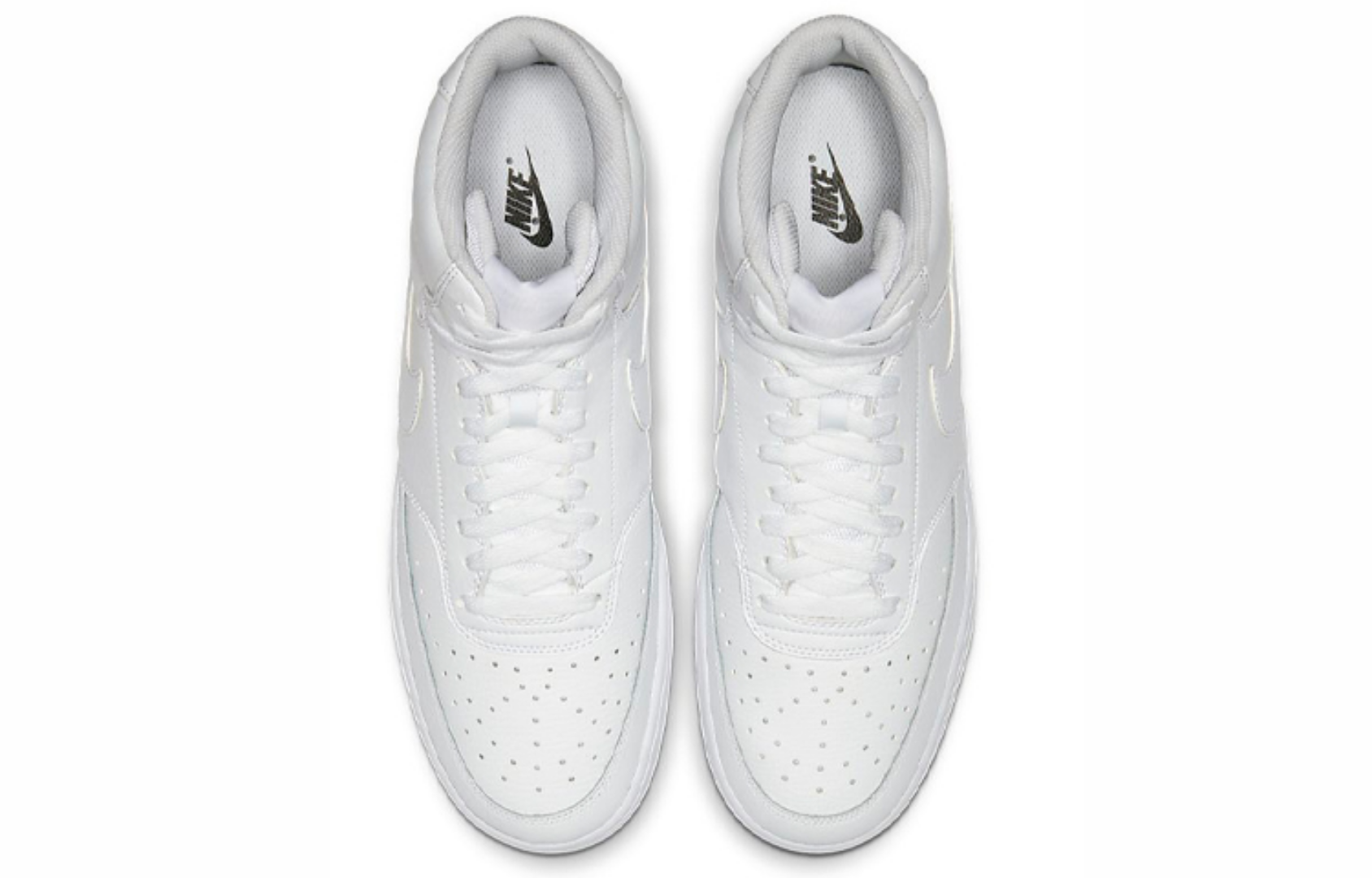 Фото № 4 с приближением к товару «‎Nike Court Vision Mid Triple White»