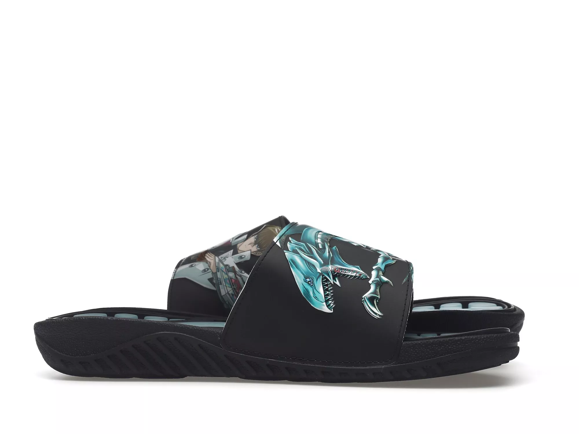 Фото № 6 с приближением к товару «‎adidas Reptossage Hook-And-Loop Slides Yu-Gi-Oh! Blue Eyes White Dragon»