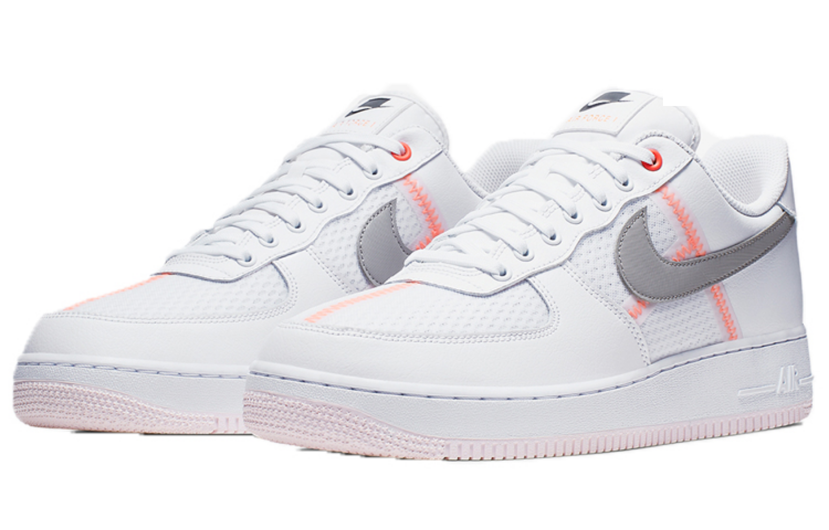 Фото № 3 с приближением к товару «‎Nike Air Force 1 Low 'Transparent White Grey'»