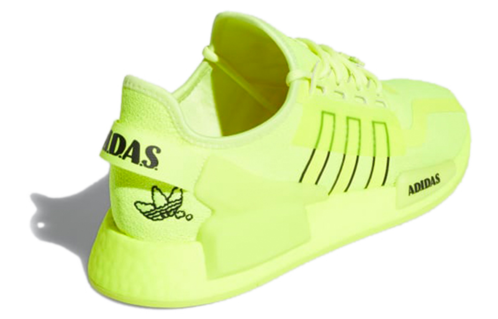 Фото № 4 с приближением к товару «‎adidas originals NMDR1 V2 YellowBlack»