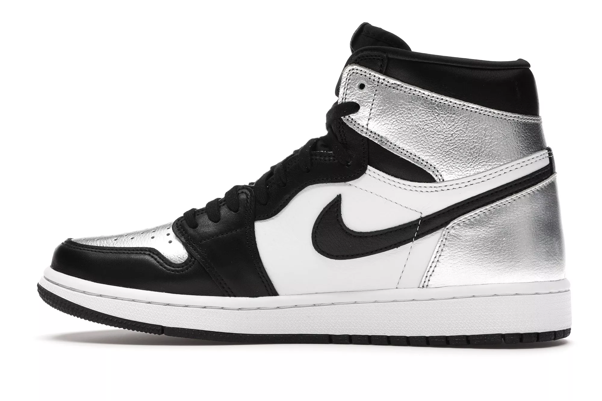 Фото № 5 с приближением к товару «‎ Jordan 1 Retro High Silver Toe  »