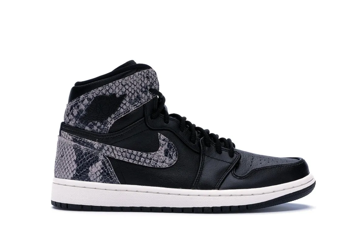 Фото № 1 с приближением к товару «‎Jordan 1 Retro High Black Snake »