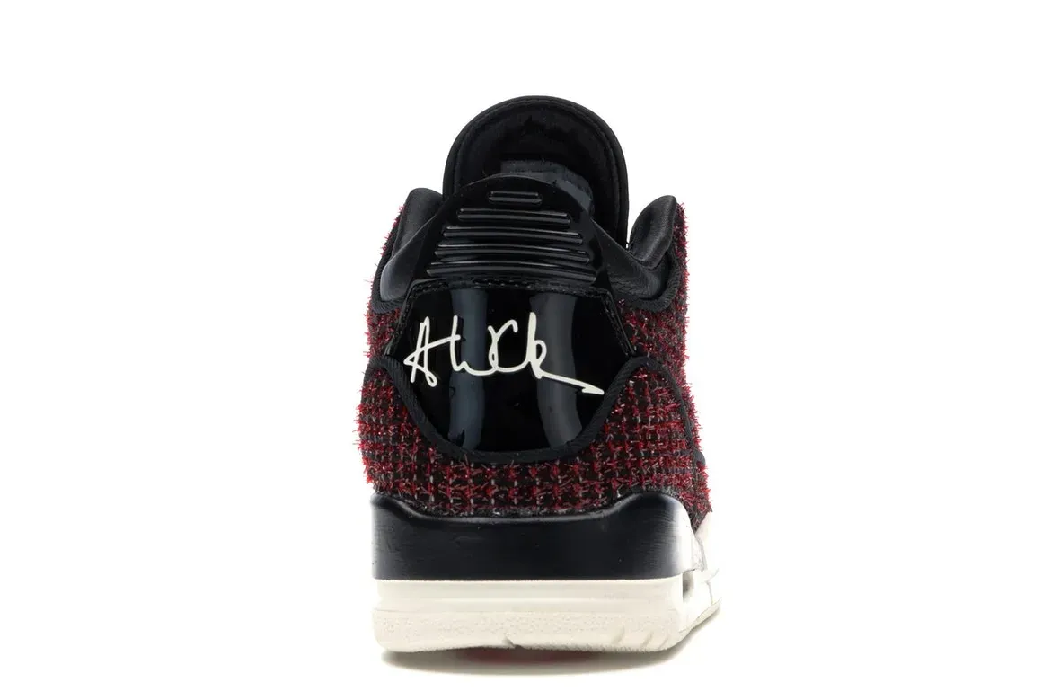Фото № 4 с приближением к товару «‎Jordan 3 Retro AWOK Vogue University Red »