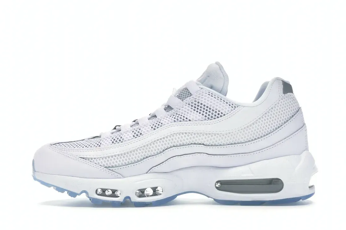 Фото № 3 с приближением к товару «‎Nike Air Max 95 White Reflect Silver»