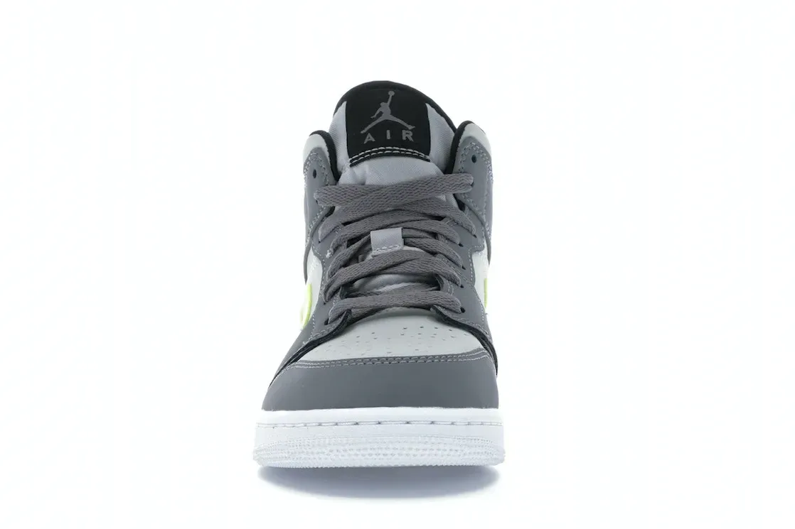 Фото № 2 с приближением к товару «‎Jordan 1 Mid Gunsmoke Volt »