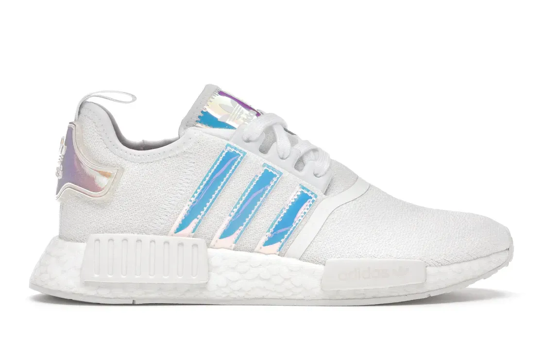 Фото № 1 с приближением к товару «‎adidas NMD R1 White Iridescent »