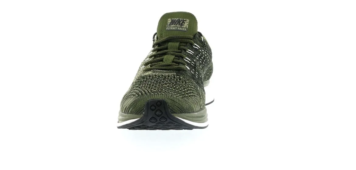 Фото № 2 с приближением к товару «‎Nike Flyknit Racer Rough Green»
