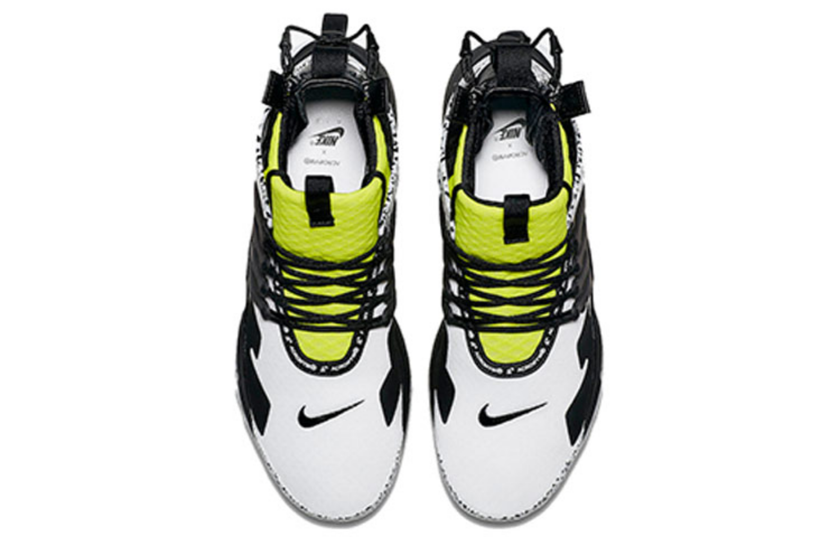 Фото № 4 с приближением к товару «‎Acronym X Nike Air Presto Mid Presto Sports Casual Shoes Dynamic Yellow»