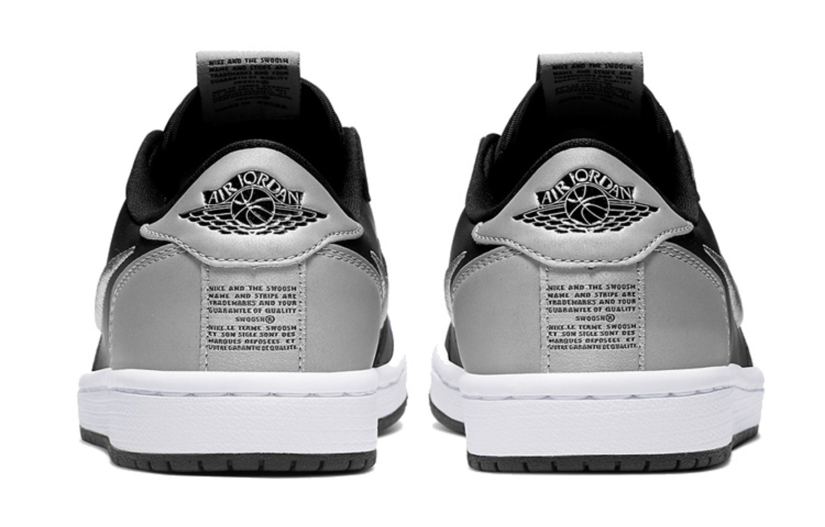 Фото № 4 с приближением к товару «‎Nike Air Jordan 1 Low Slip Shadow Basketball shoes grey»