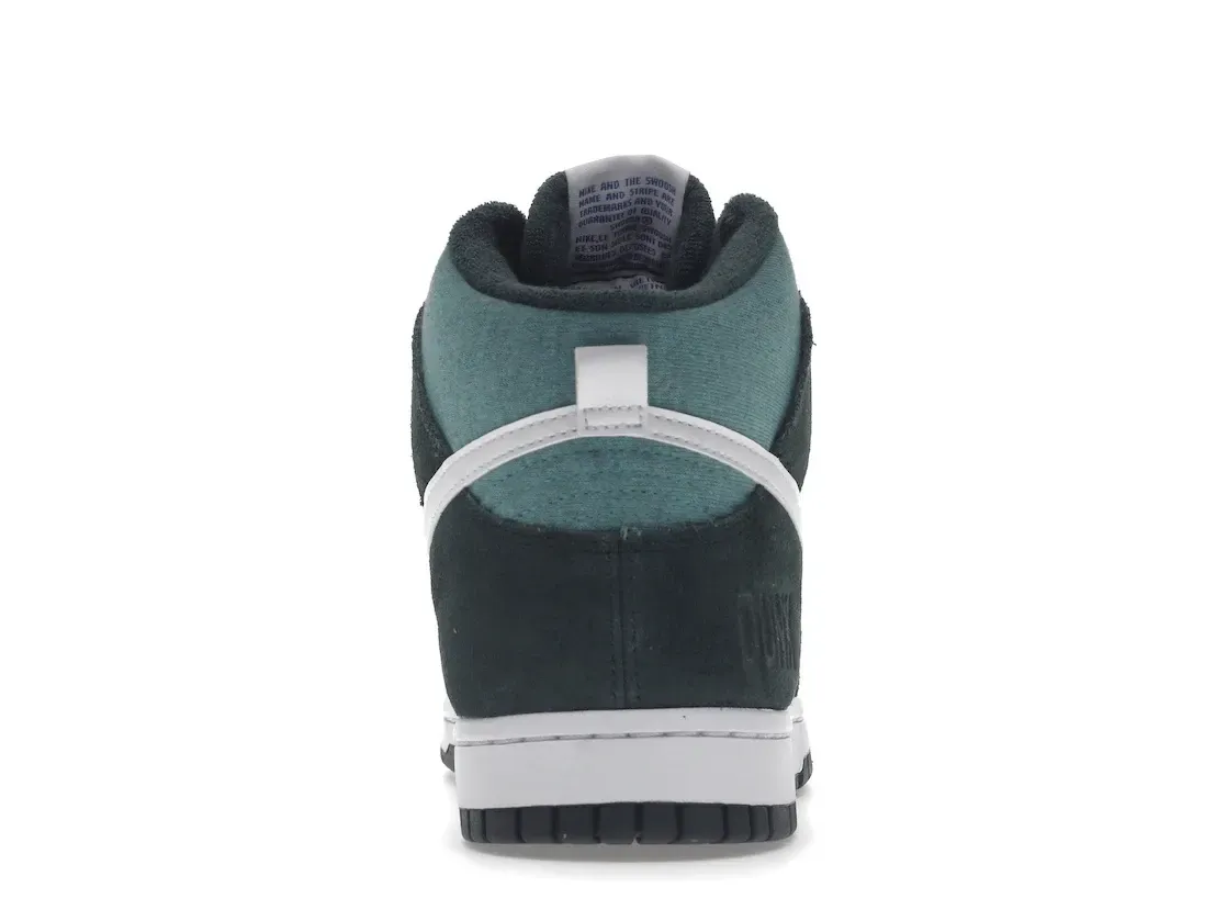 Фото № 4 с приближением к товару «‎Nike Dunk High Retro SE Athletic Club Pro Green»