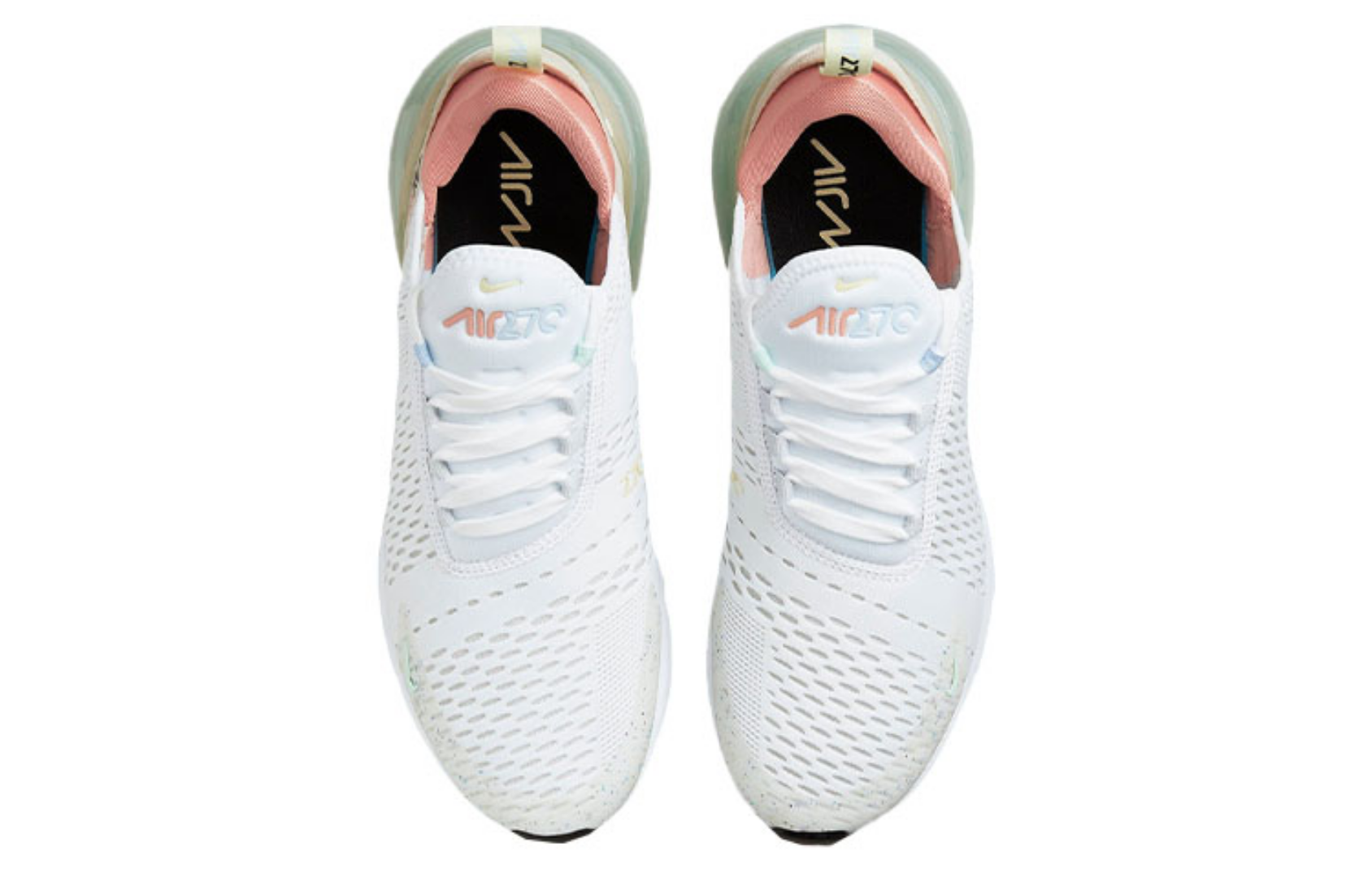 Фото № 4 с приближением к товару «‎Nike Air Max 270 Sneakers WhiteKhaki»