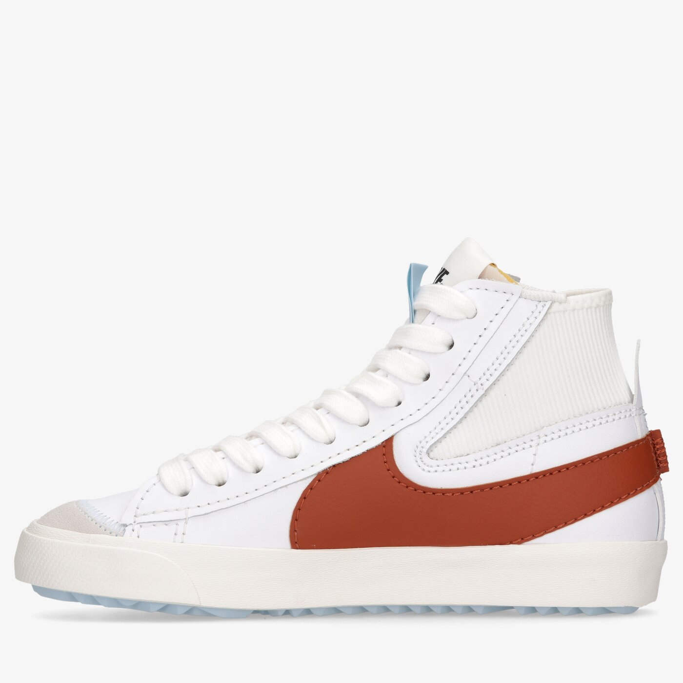 Фото № 2 с приближением к товару «‎Nike Blazer Mid '77 Jumbo Skate Shoes WhiteDark Russet-White-Sail»