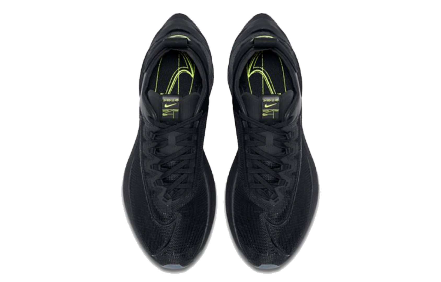 Фото № 4 с приближением к товару «‎Nike Zoom Double Stacked Running Shoes Volt Black»