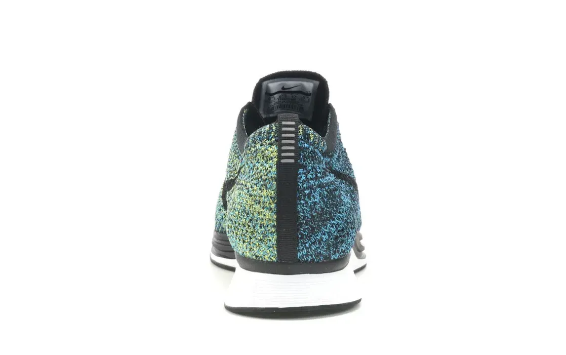 Фото № 4 с приближением к товару «‎Nike Flyknit Racer Blue Glow Yellow Strike»