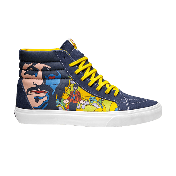 Фото № 1 с приближением к товару «‎The Beatles x Vans Sk8-Hi Reissue Yellow Submarine»