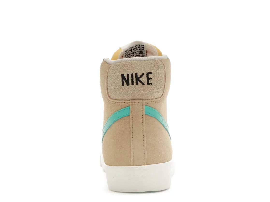 Фото № 4 с приближением к товару «‎Nike Blazer Mid 77 Desert Ore Light Aqua»