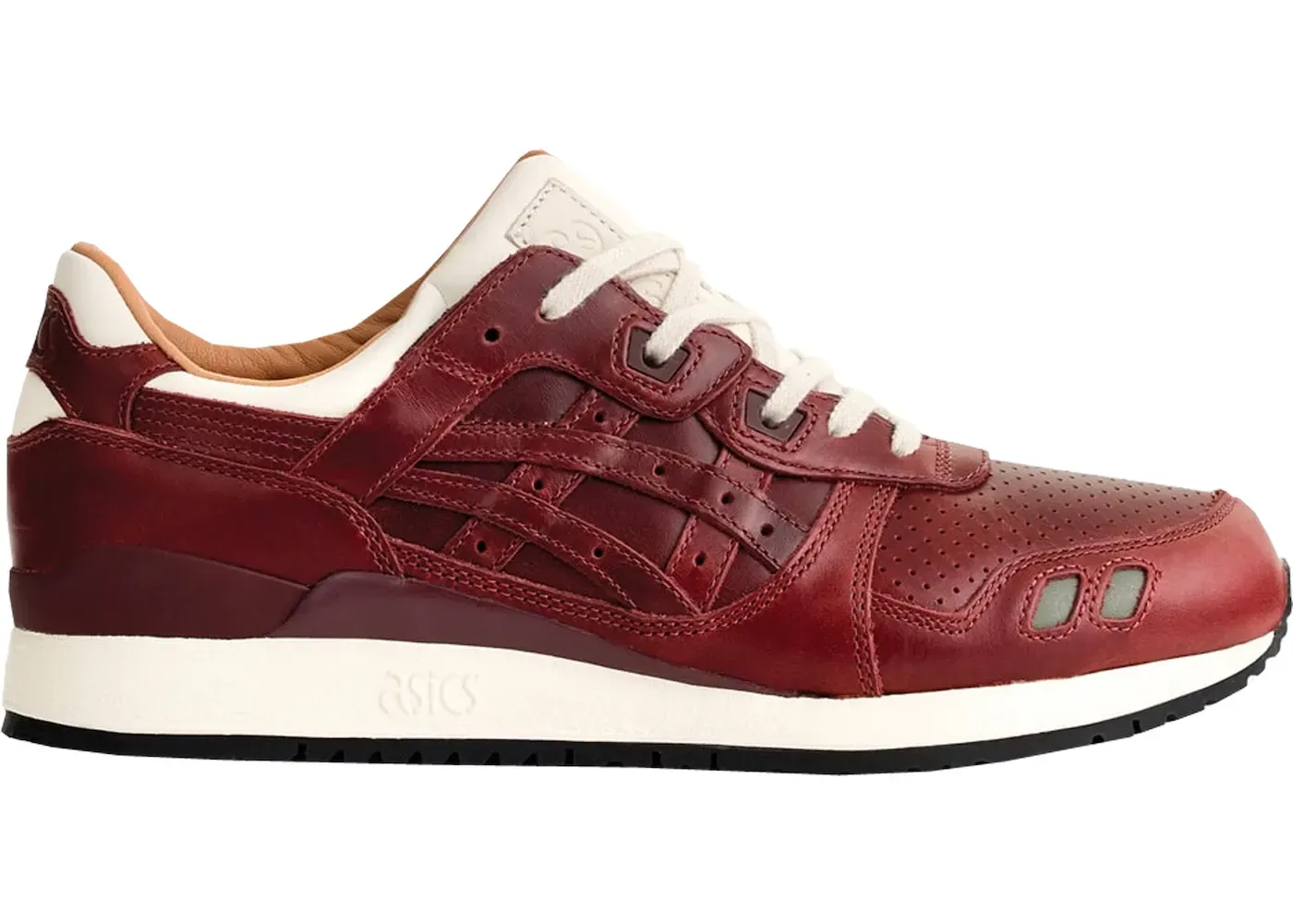 Фото № 1 с приближением к товару «‎ASICS Gel-Lyte III Packer Shoes x J. Crew Oxblood Leather»