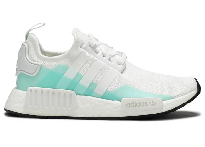 Фото № 1 с приближением к товару «‎adidas NMD R1 White Clear Mint »