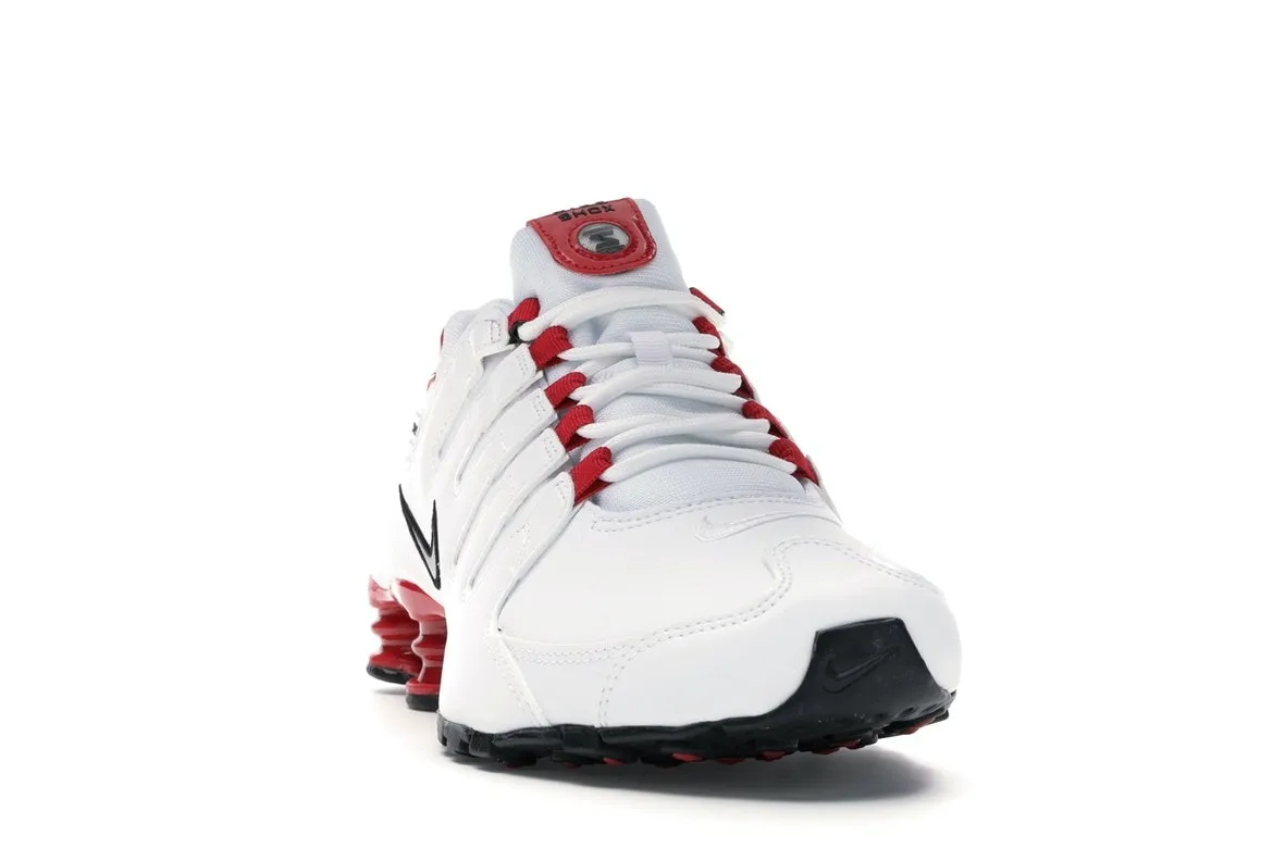 Фото № 3 с приближением к товару «‎Nike Shox NZ White University Red»