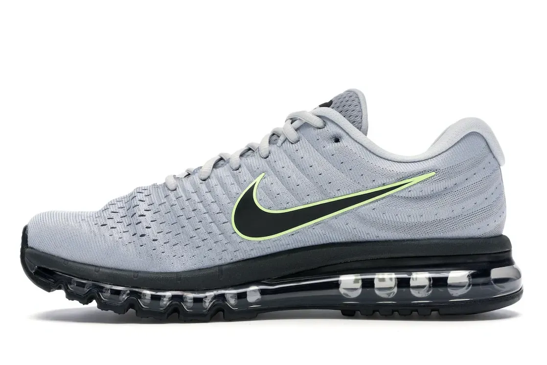 Фото № 3 с приближением к товару «‎Nike Air Max 2017 Wolf Grey Black Volt»