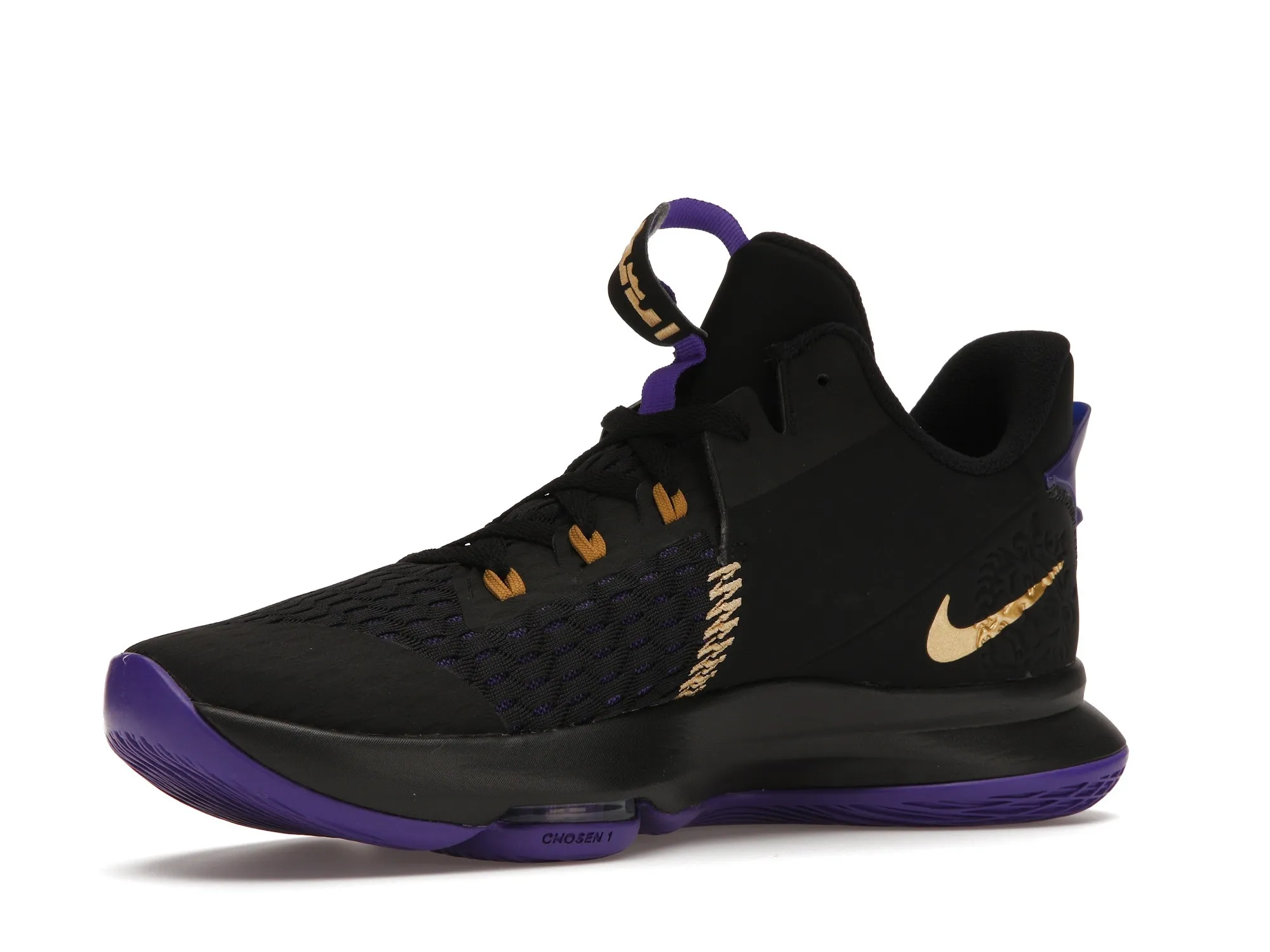 Фото № 4 с приближением к товару «‎Nike LeBron Witness 5 Lakers»