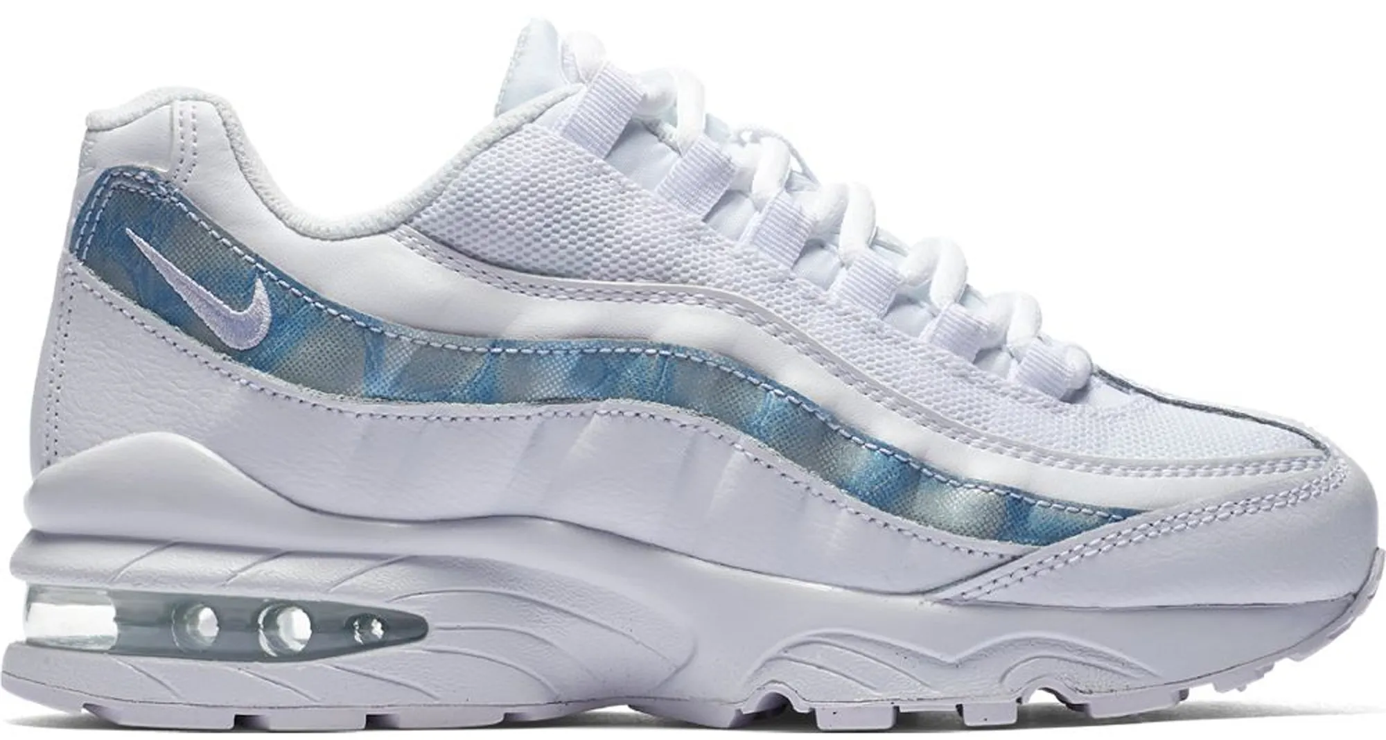 Фото № 1 с приближением к товару «‎Nike Air Max 95 White Cobalt Pulse »