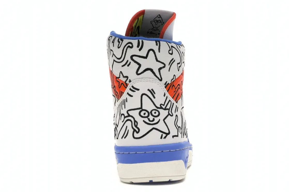 Фото № 4 с приближением к товару «‎adidas Rivalry Hi Keith Haring»