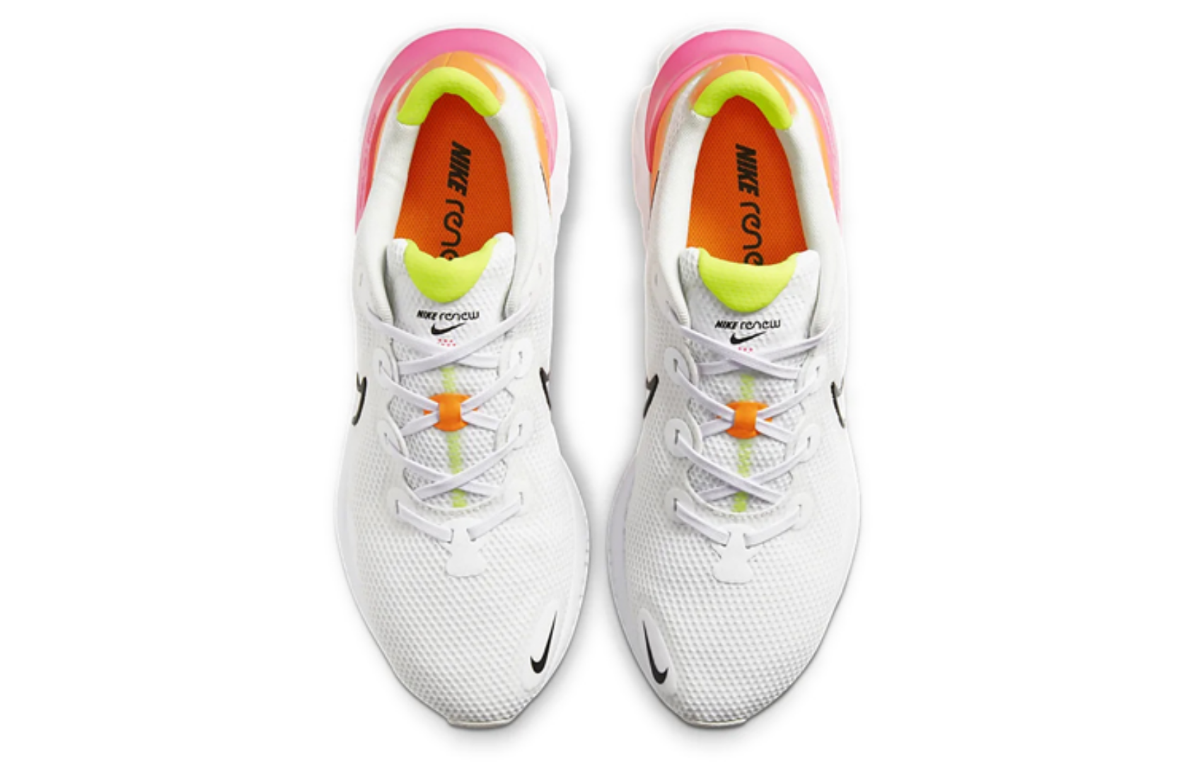 Фото № 4 с приближением к товару «‎Nike Renew Run 'White Pink Blast' WhitePlatinum TintPink»