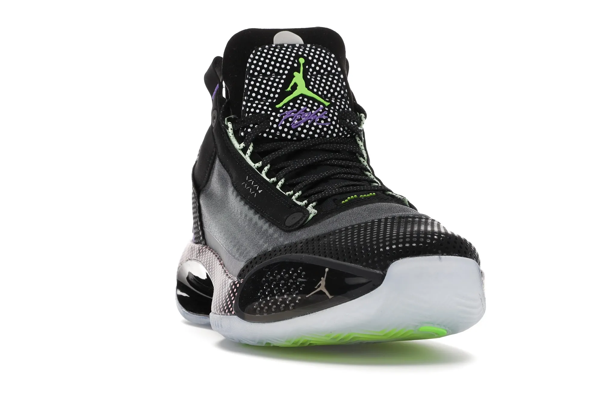 Фото № 3 с приближением к товару «‎Jordan XXXIV Low Black Vapor Green Bleached Coral»