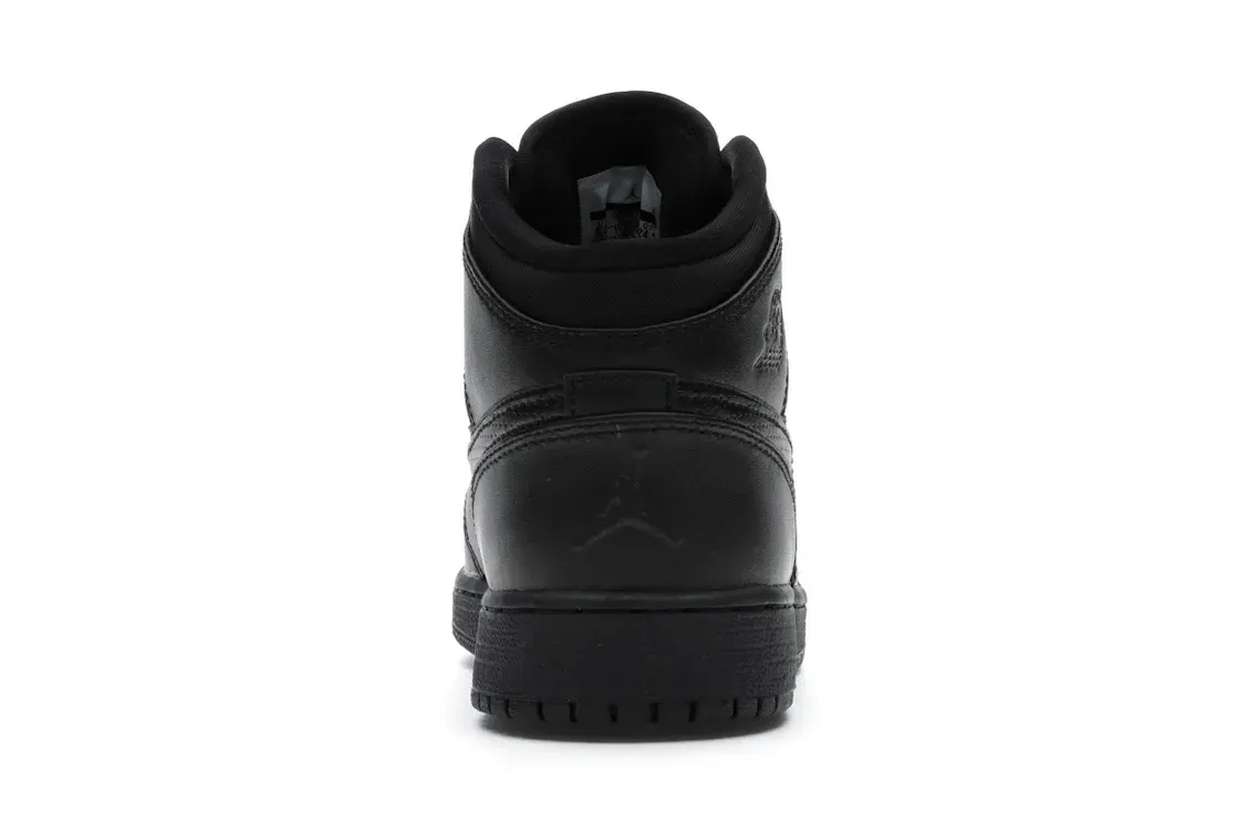 Фото № 4 с приближением к товару «‎Jordan 1 Retro Mid Black (2016) »