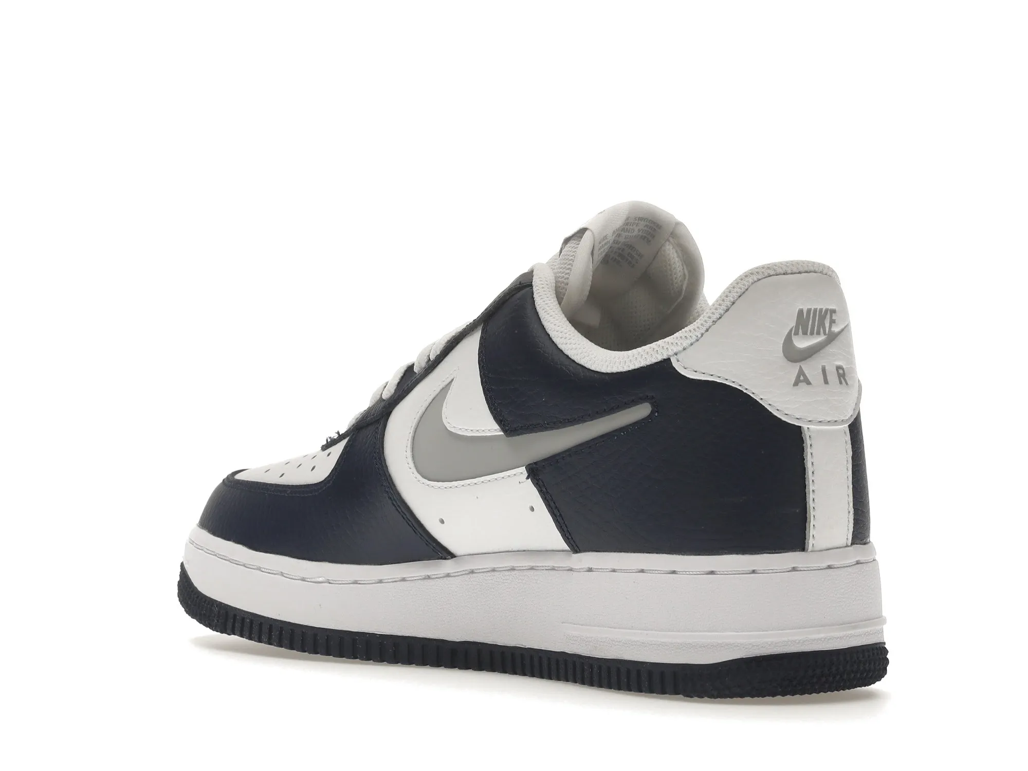 Фото № 6 с приближением к товару «‎Nike Air Force 1 Low White Navy Grey»