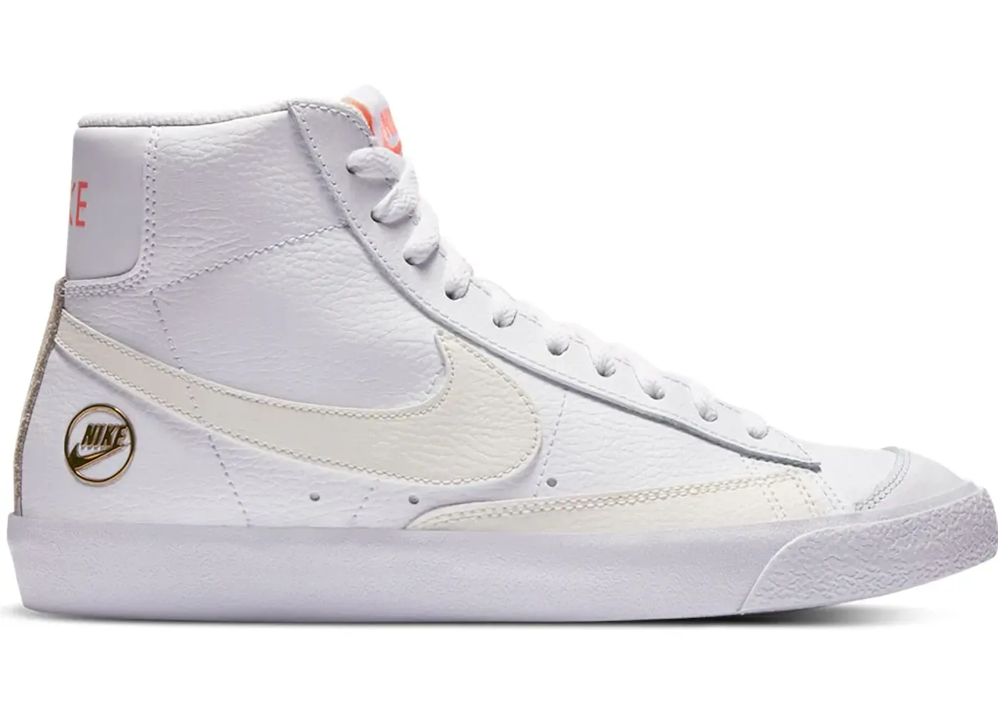 Фото № 1 с приближением к товару «‎Nike Blazer Mid 77 White Sail Metallic Gold »