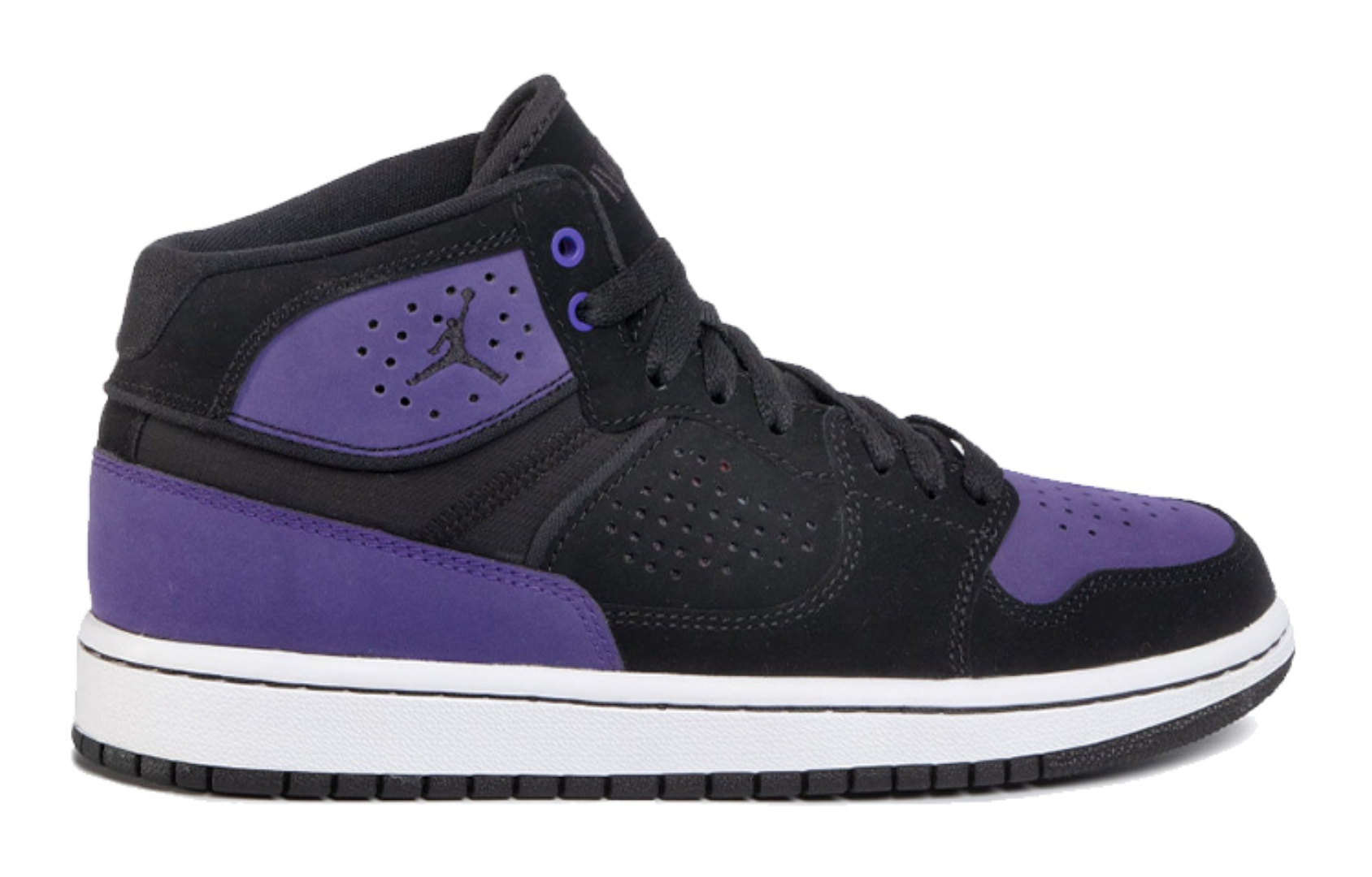 Фото № 2 с приближением к товару «‎ Jordan Access Vintage basketball shoes BlackCourt Purple»