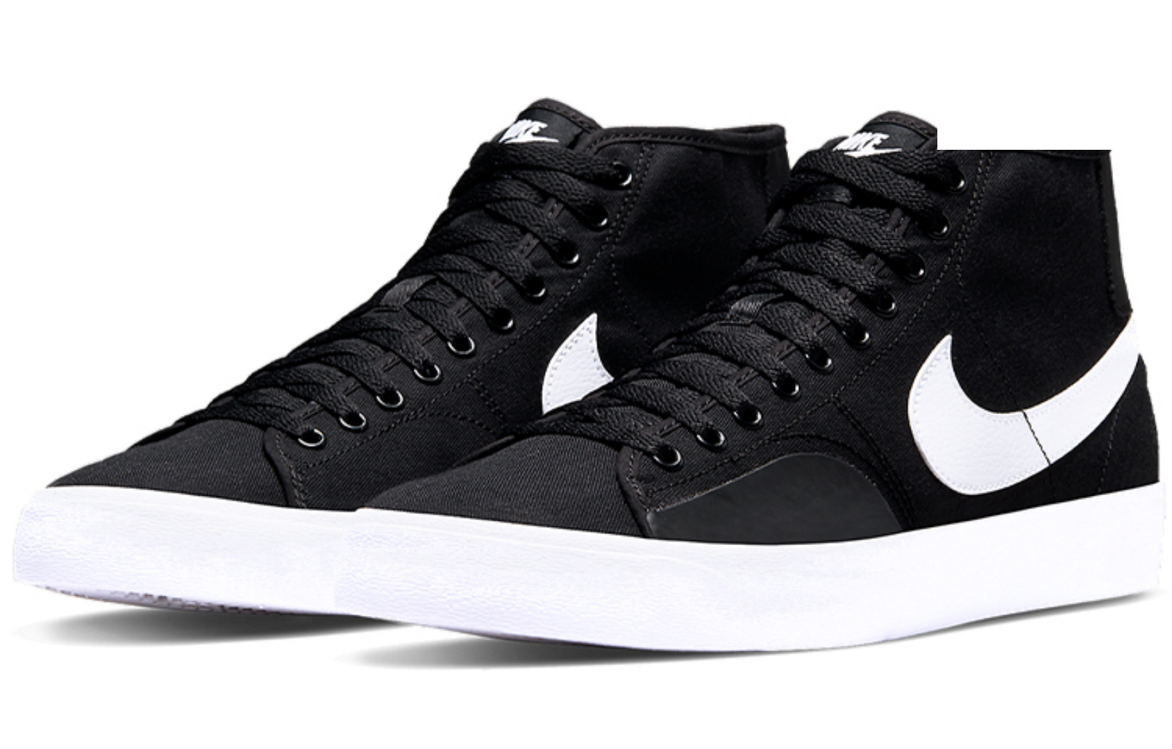 Фото № 2 с приближением к товару «‎Nike Blazer Court Mid BlackWhite»
