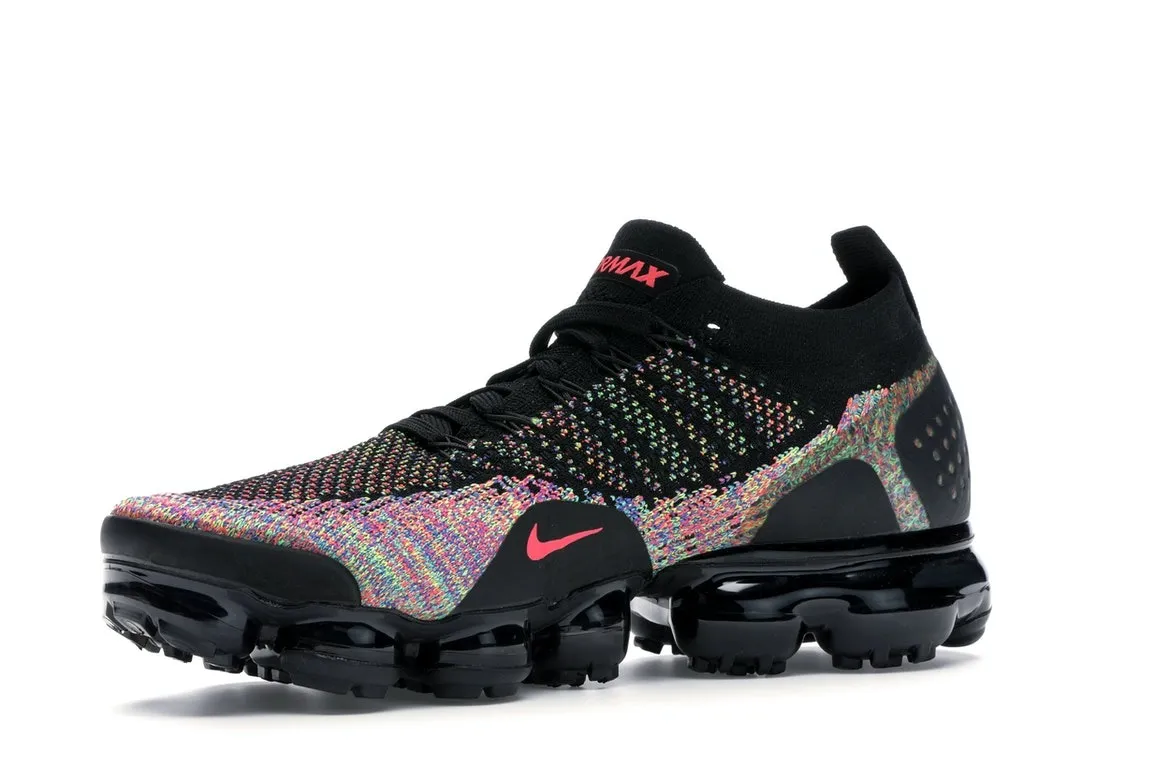 Air vapormax flyknit 2 black multi-color hotsell