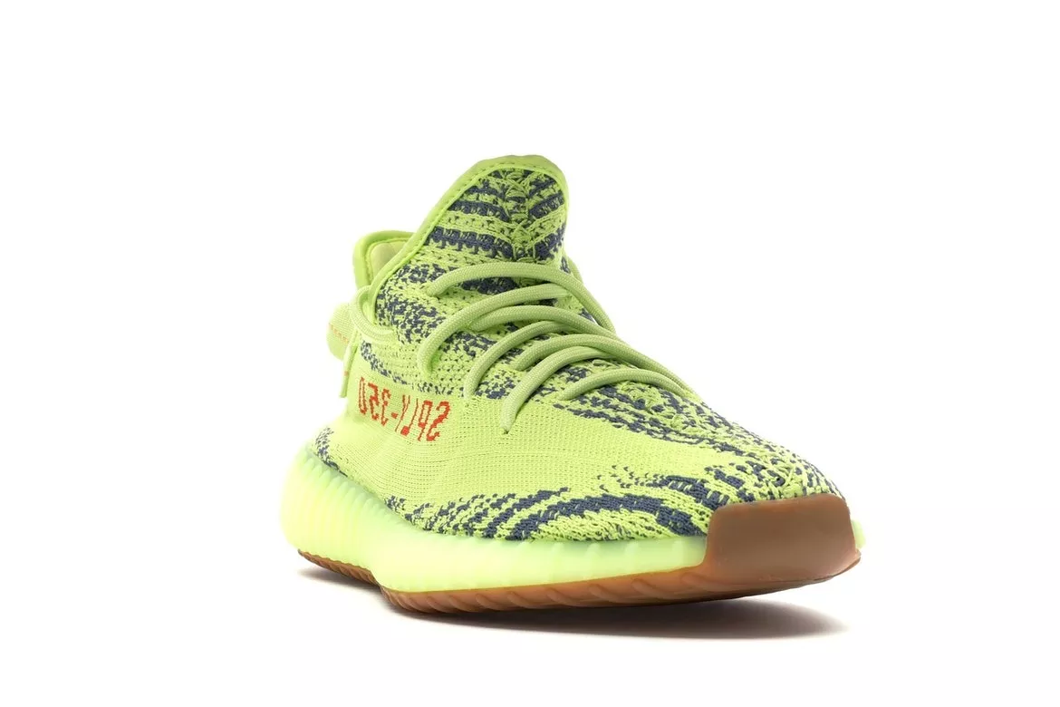 Фото № 2 с приближением к товару «‎adidas Yeezy Boost 350 V2 Semi Frozen Yellow»