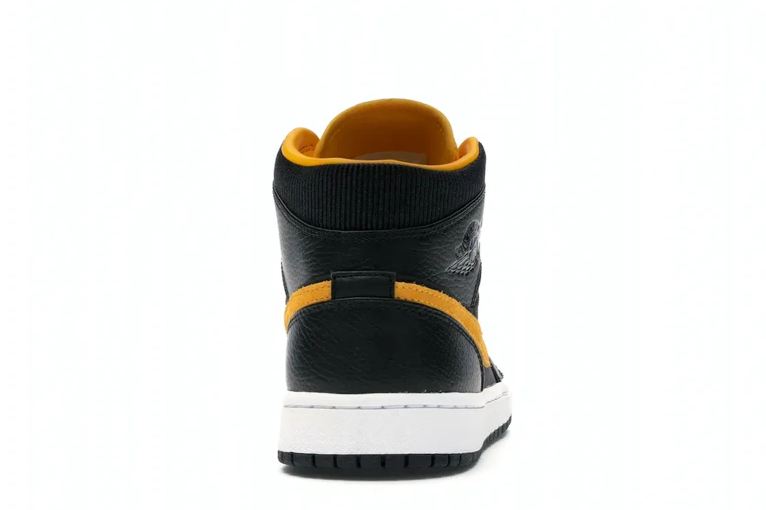 Фото № 4 с приближением к товару «‎Jordan 1 Mid Black University Gold»