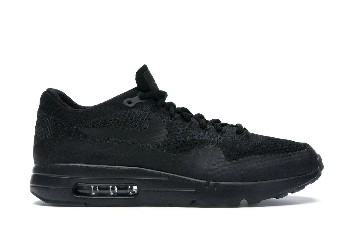 Фото № 1 с приближением к товару «‎Nike Air Max 1 Ultra Flyknit Black/Black»
