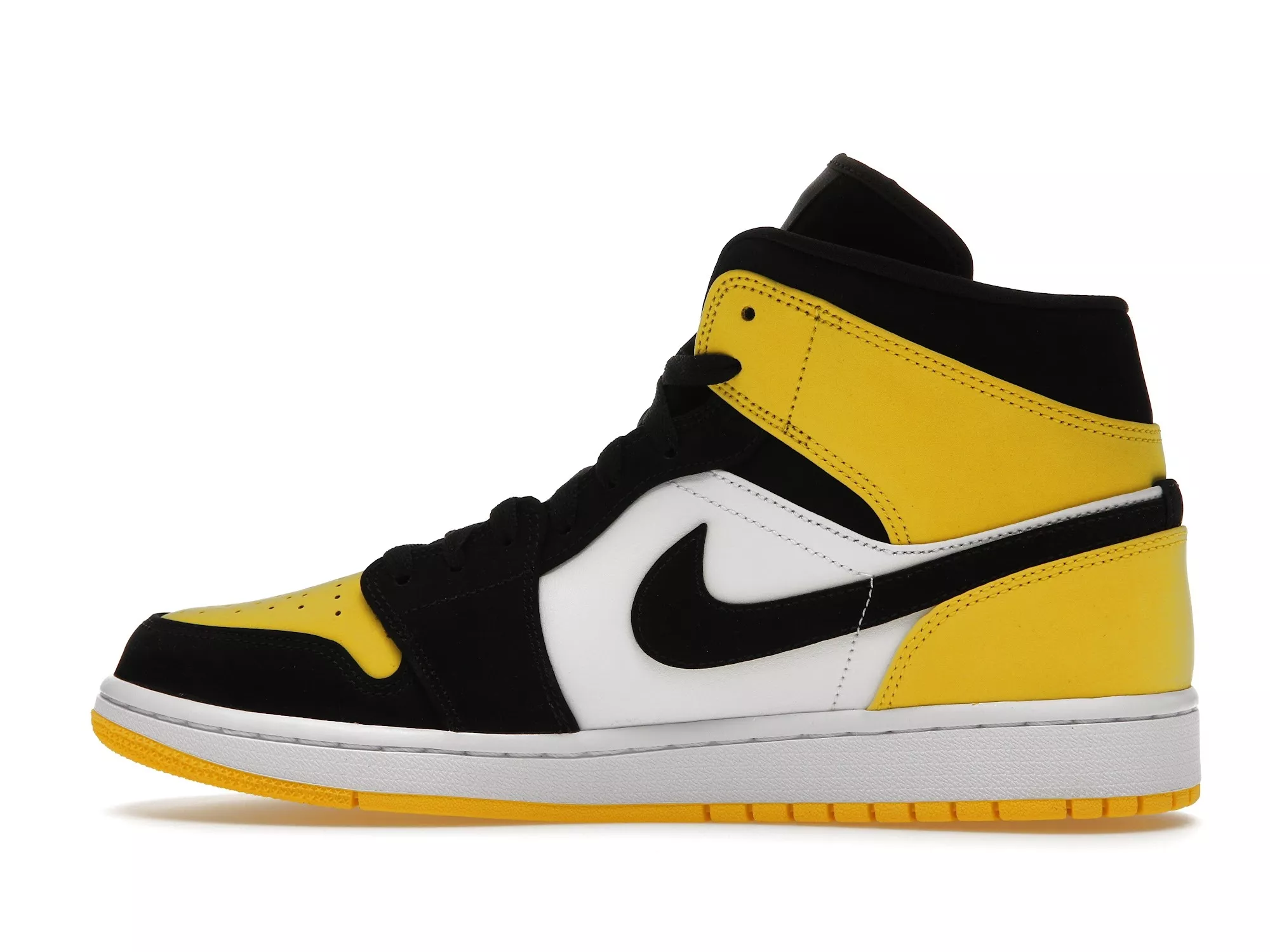 Jordan 1 Mid Yellow Toe Black 852542 071