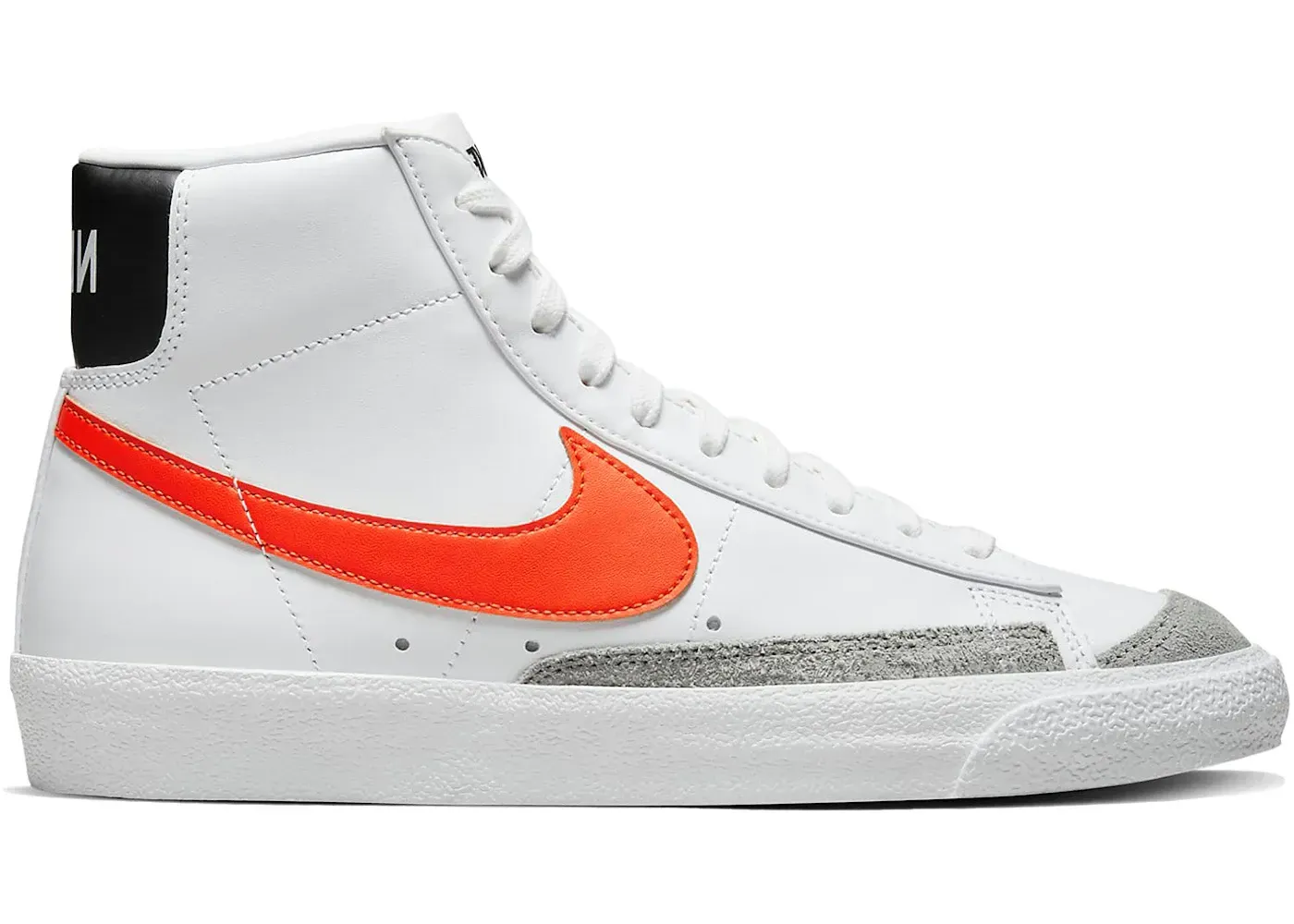 Фото № 1 с приближением к товару «‎Nike Blazer Mid '77 Vintage White Safety Orange Black»