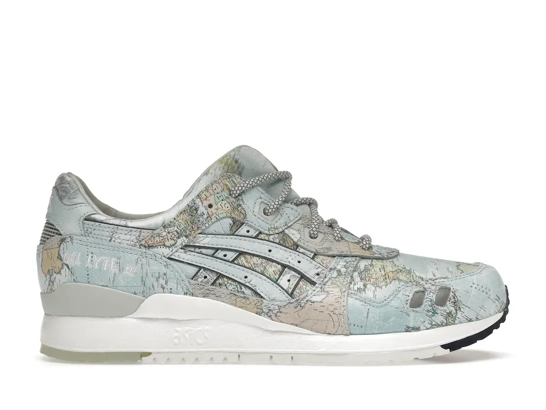 Фото № 1 с приближением к товару «‎ASICS Gel-Lyte III Atmos World Map»