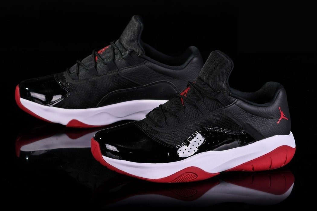 Фото № 3 с приближением к товару «‎Air Jordan 11 Cmft Low "Bred" BlackRed»