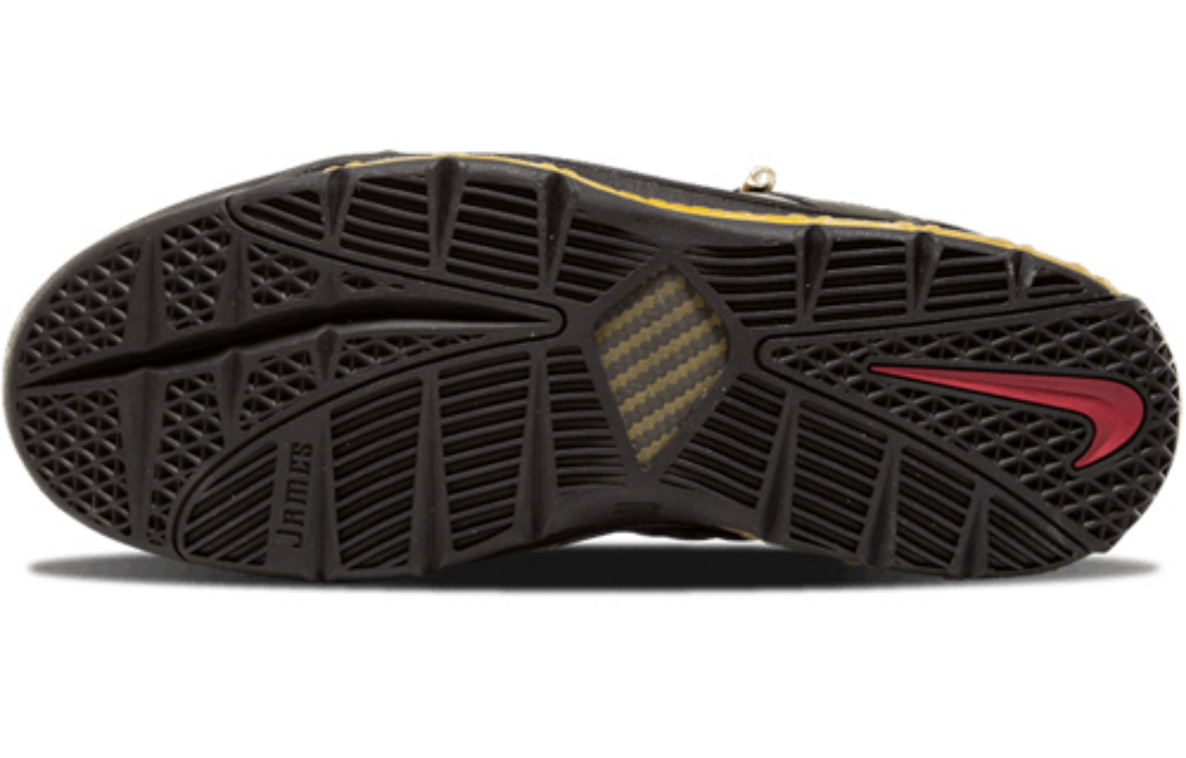 Фото № 4 с приближением к товару «‎ Nike Lebron 3 Vintage basketball shoes BlackMetallic Gold»