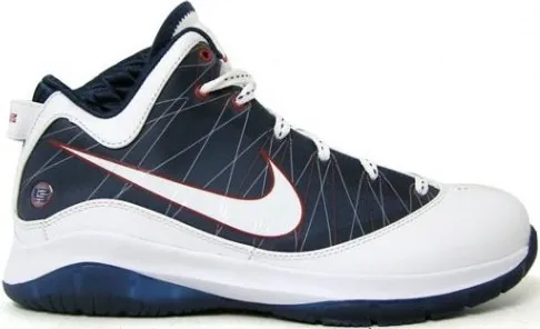 Фото № 1 с приближением к товару «‎Nike LeBron 7 PS P.S. White/Navy»