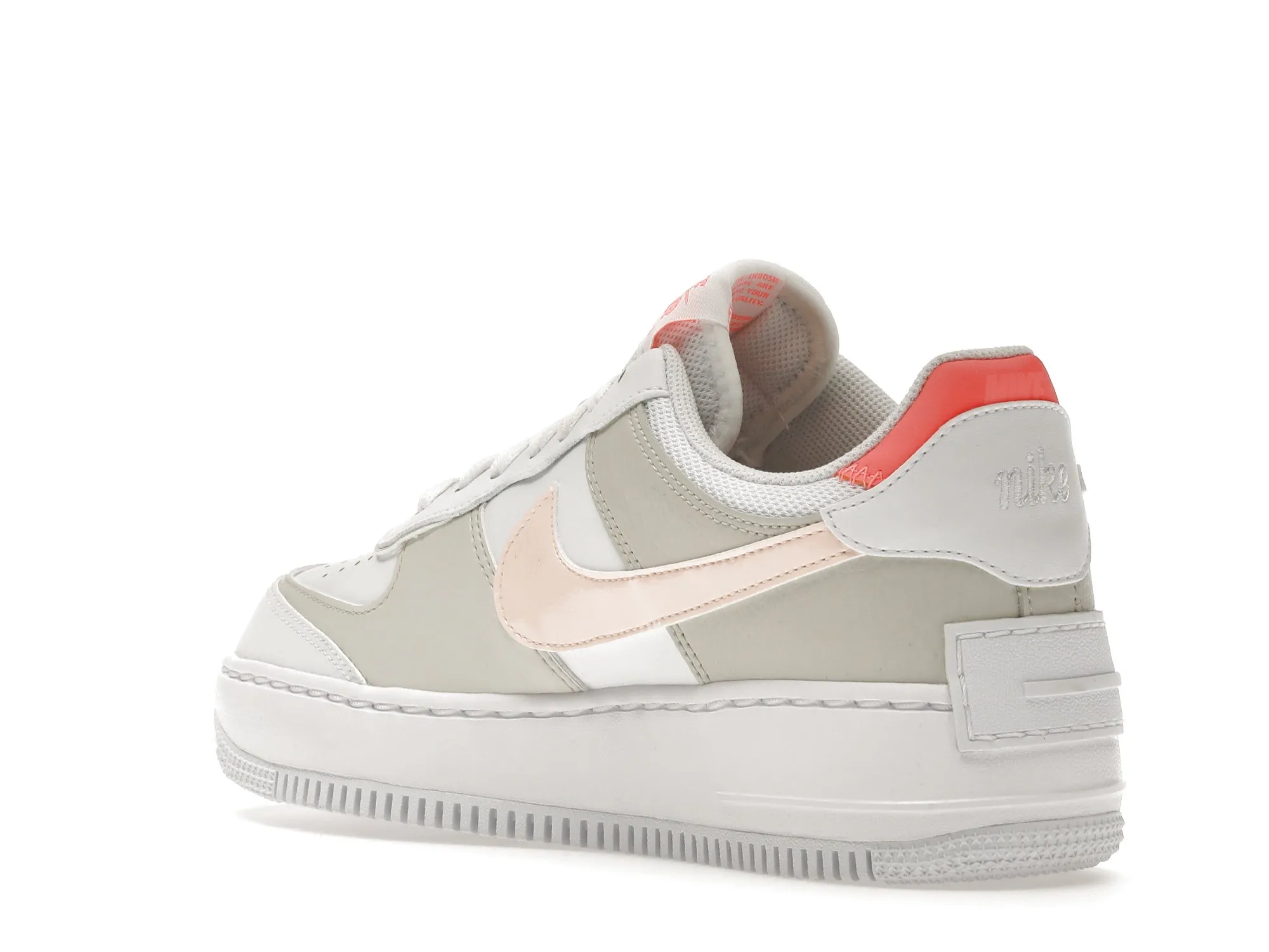 Фото № 5 с приближением к товару «‎Nike Air Force 1 Low Shadow White Bright Mango »