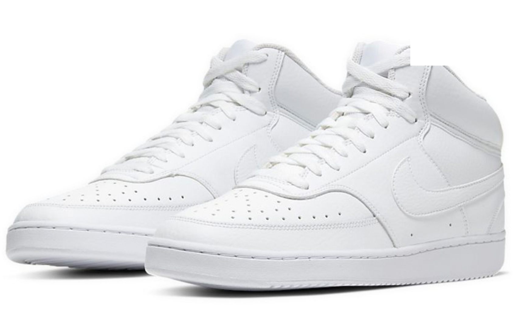 Фото № 3 с приближением к товару «‎Nike Court Vision Mid Triple White»